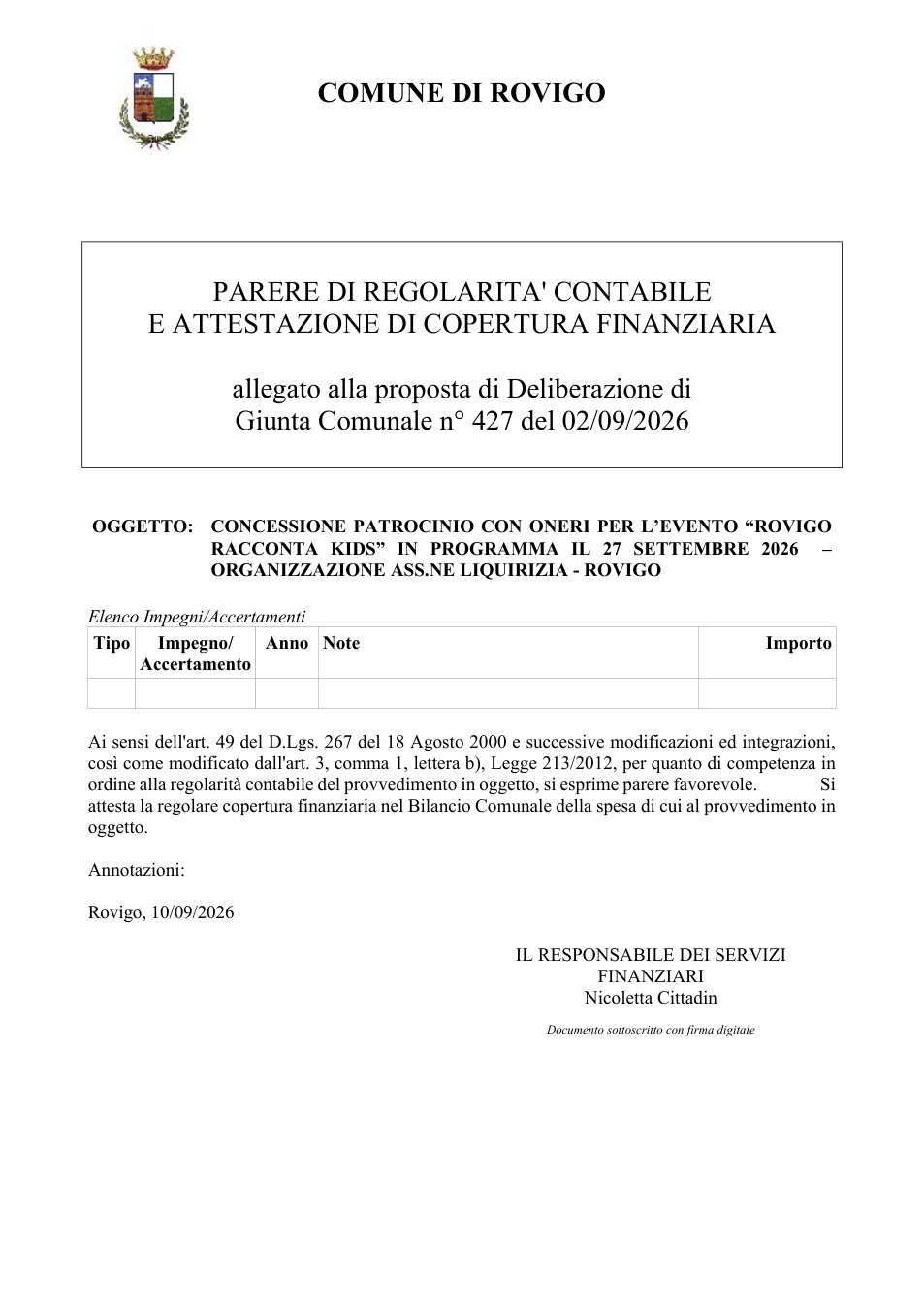 Pagina 1 del documento