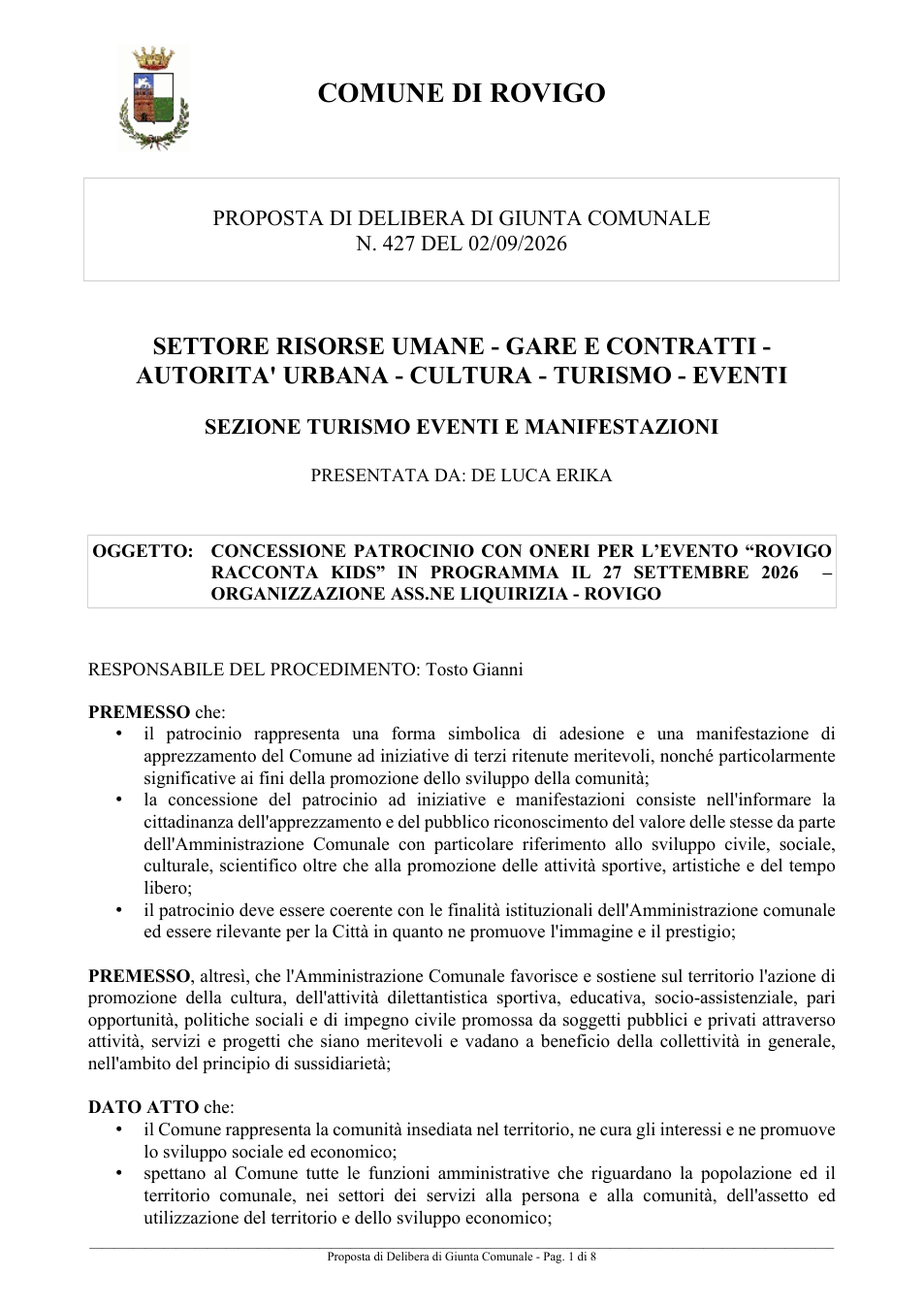 Pagina 1 del documento
