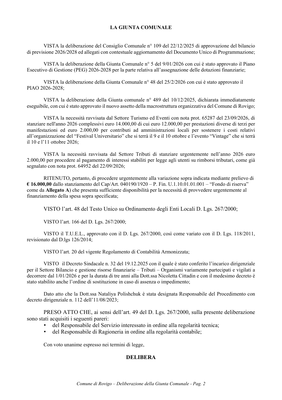 Pagina 2 del documento