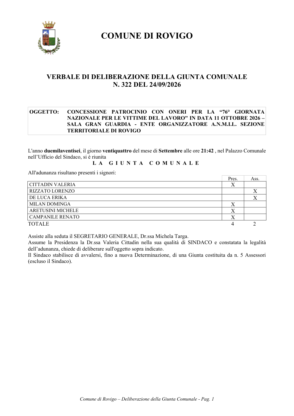 Pagina 1 del documento