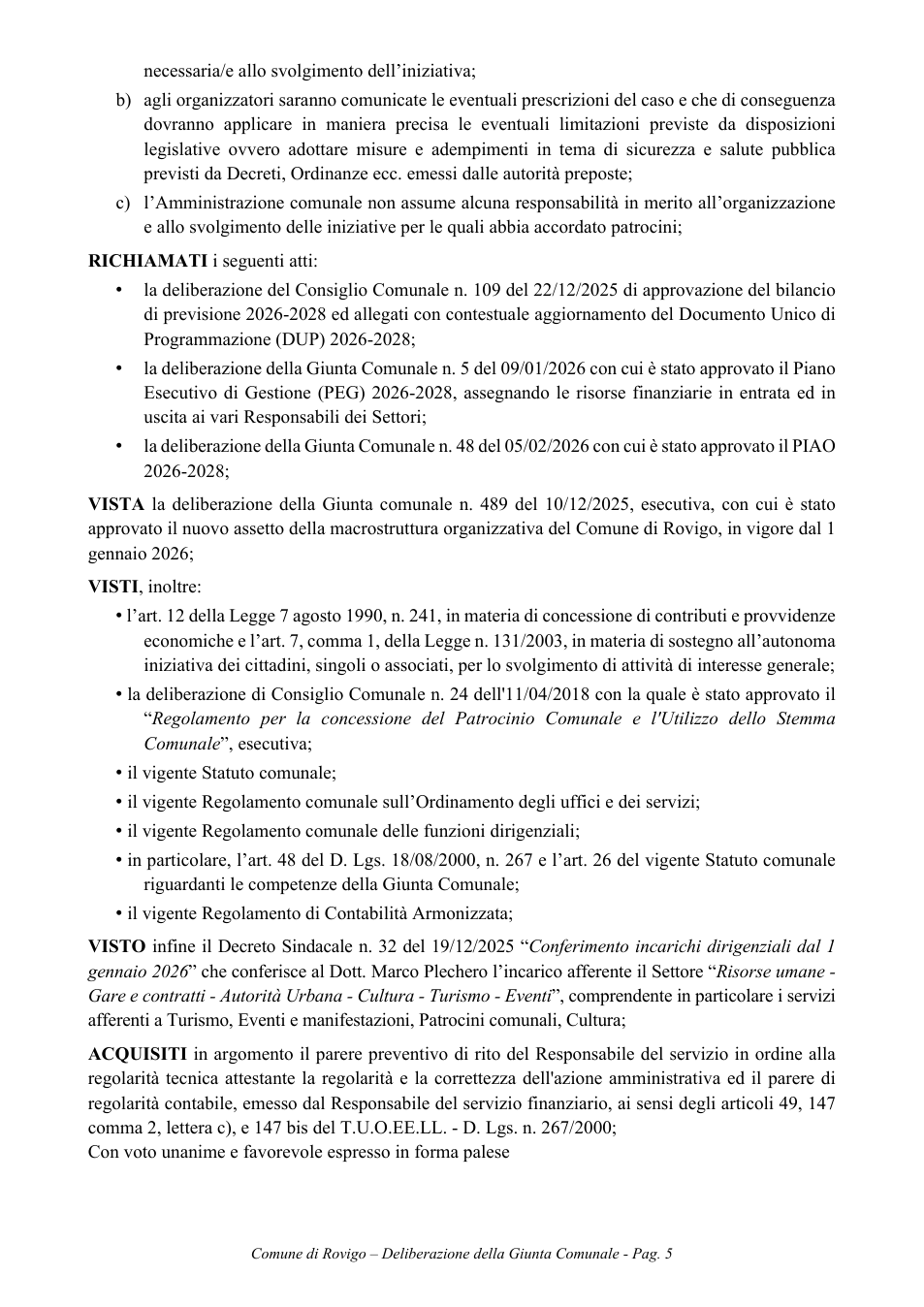 Pagina 5 del documento