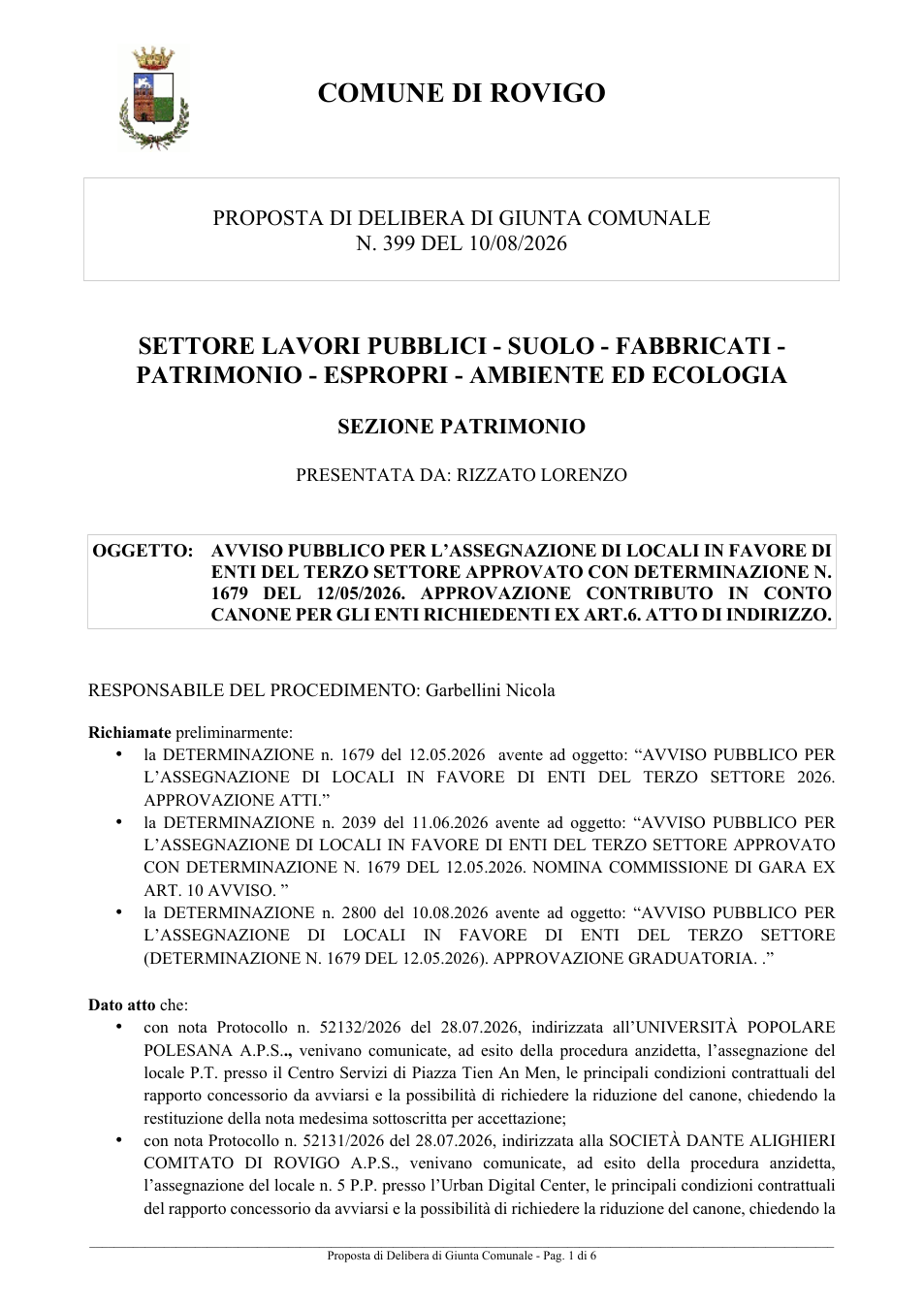 Pagina 1 del documento