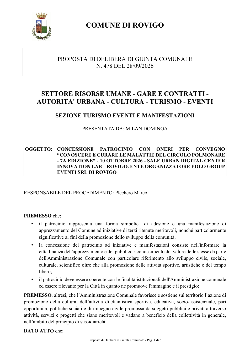 Pagina 1 del documento