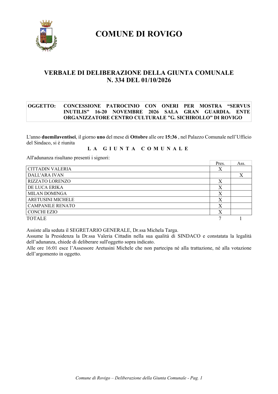 Pagina 1 del documento