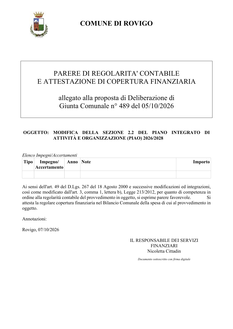 Pagina 1 del documento