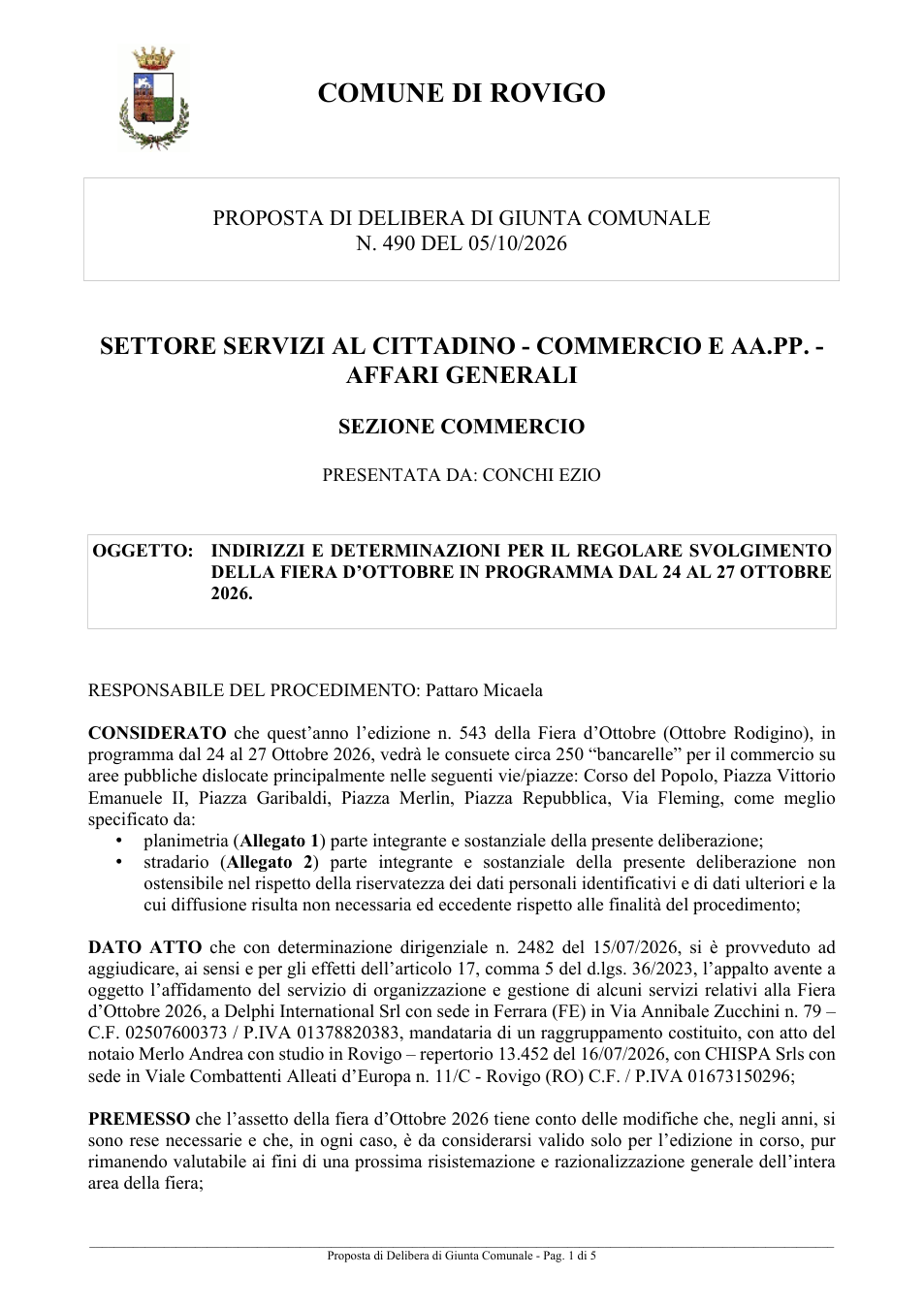 Pagina 1 del documento