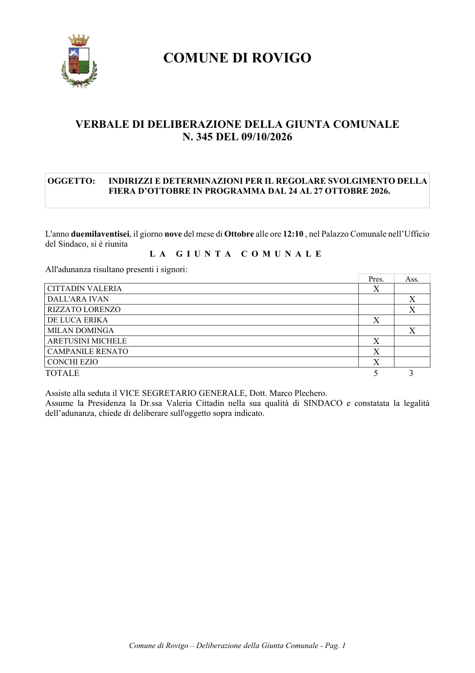 Pagina 1 del documento