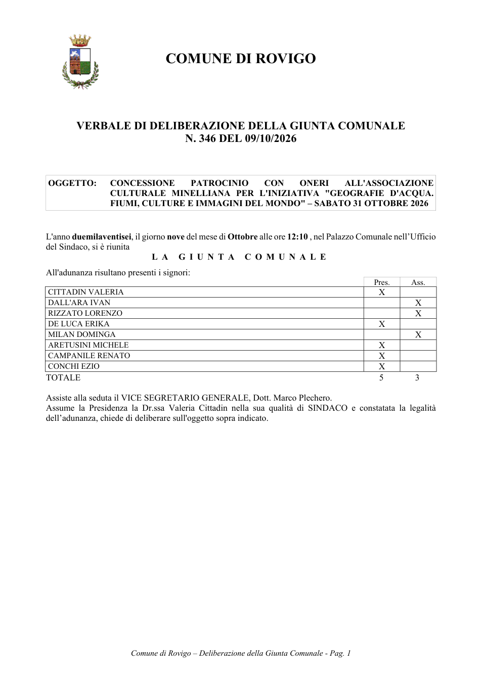Pagina 1 del documento