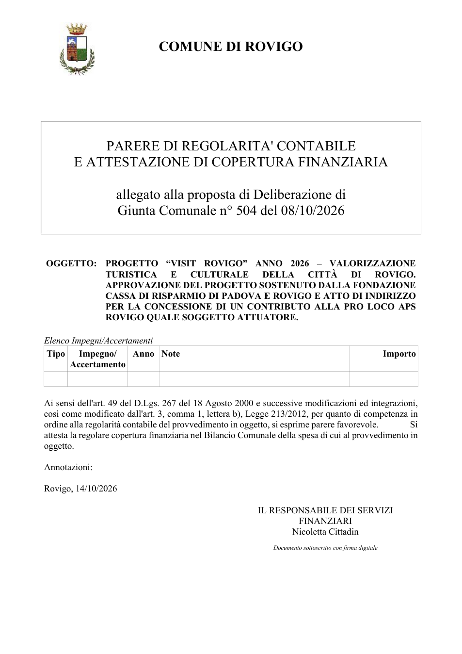 Pagina 1 del documento