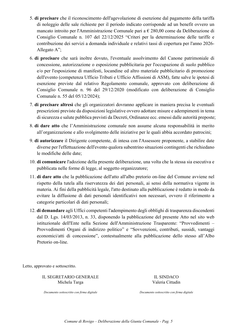 Pagina 5 del documento