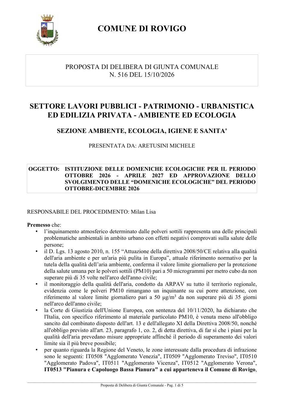 Pagina 1 del documento