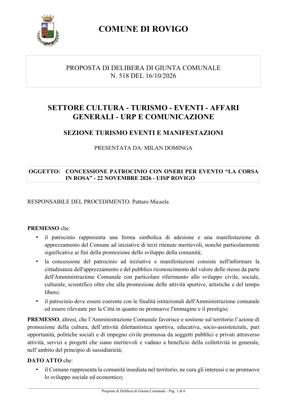 Pagina 1 del documento
