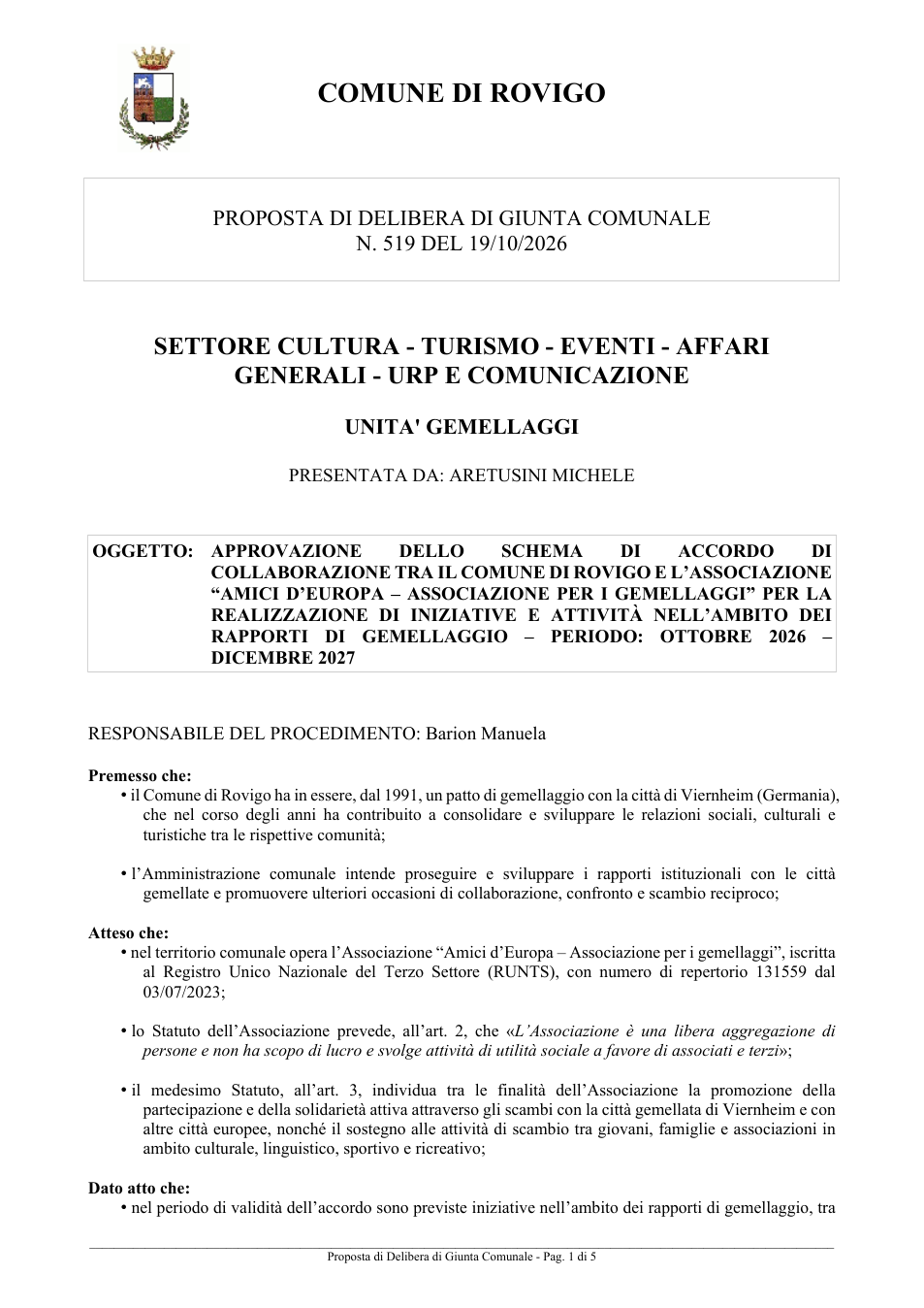 Pagina 1 del documento