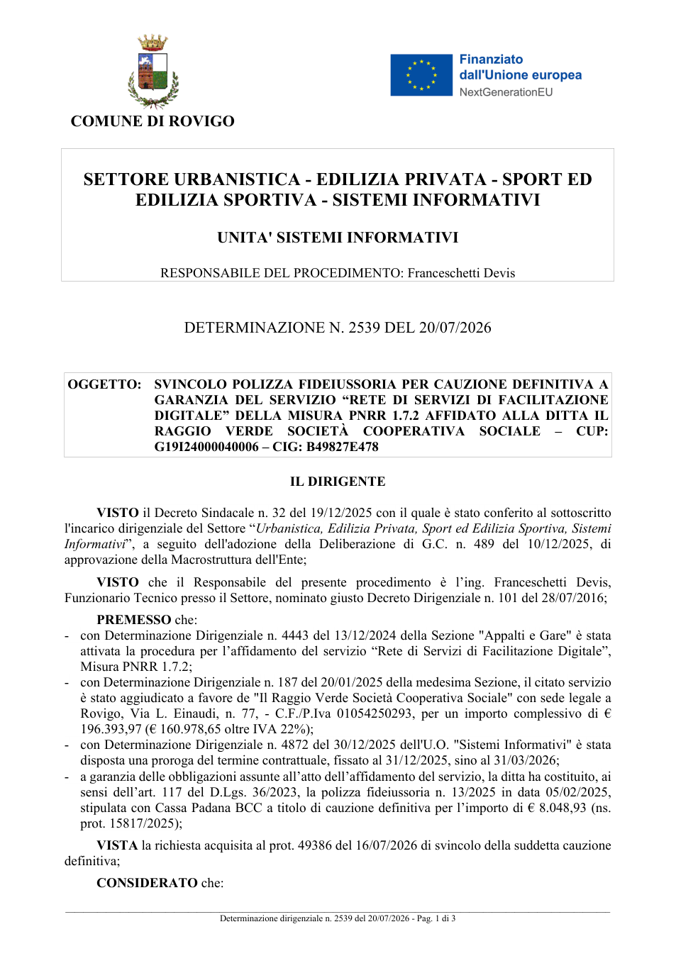 Pagina 1 del documento