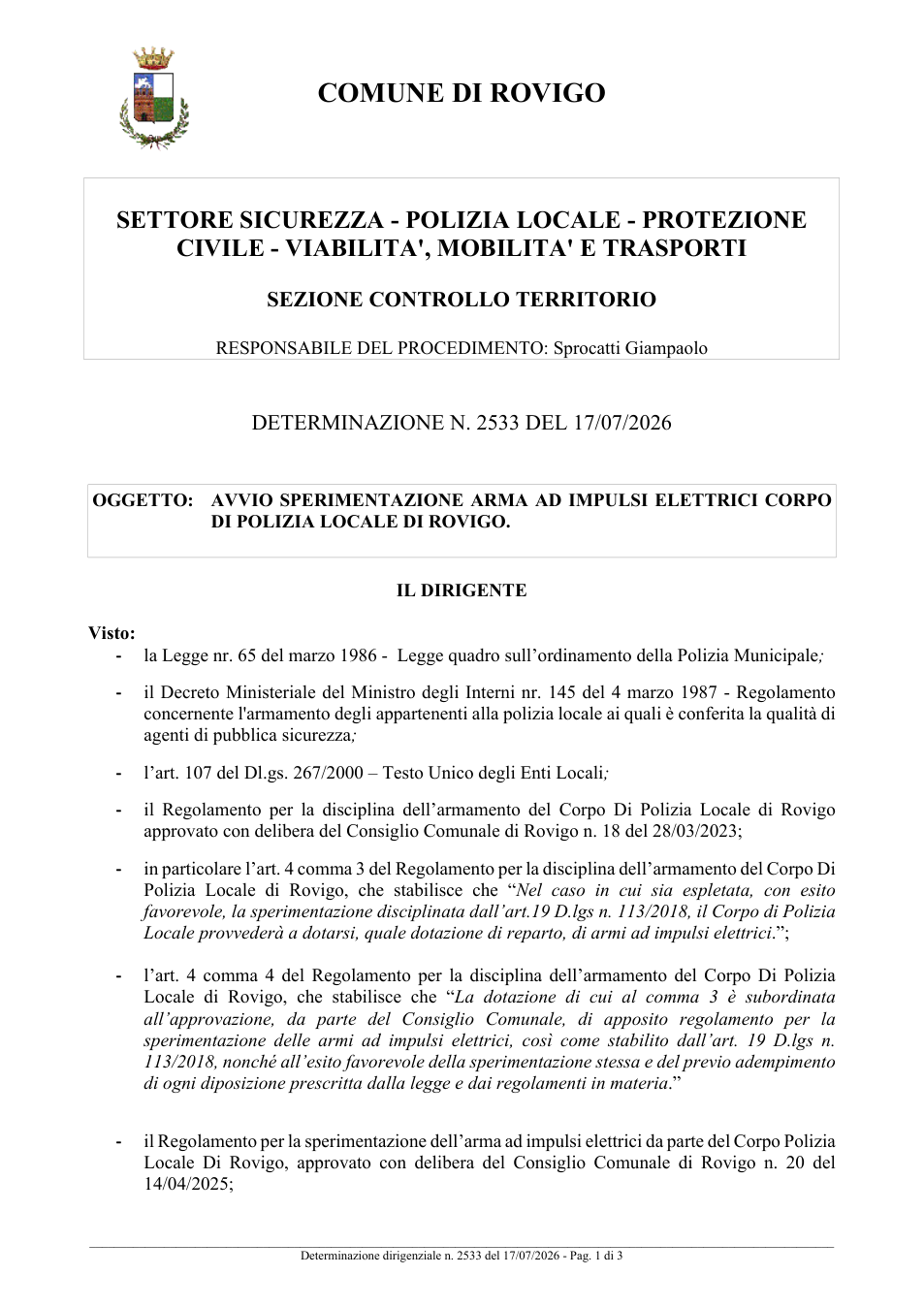 Pagina 1 del documento