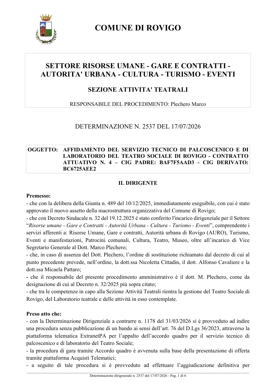 Pagina 1 del documento
