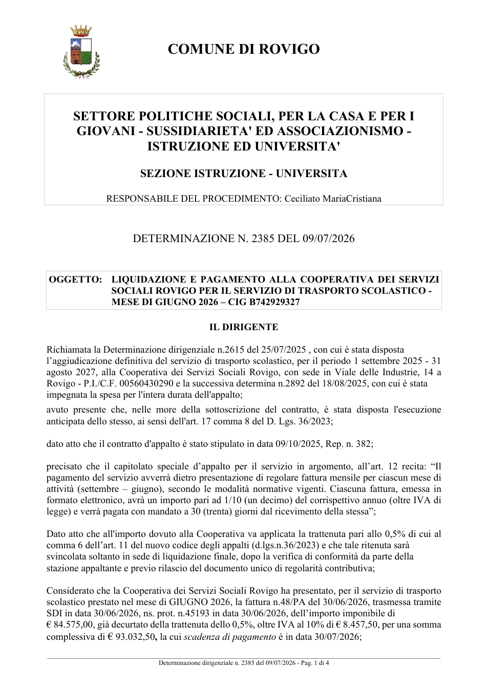 Pagina 1 del documento