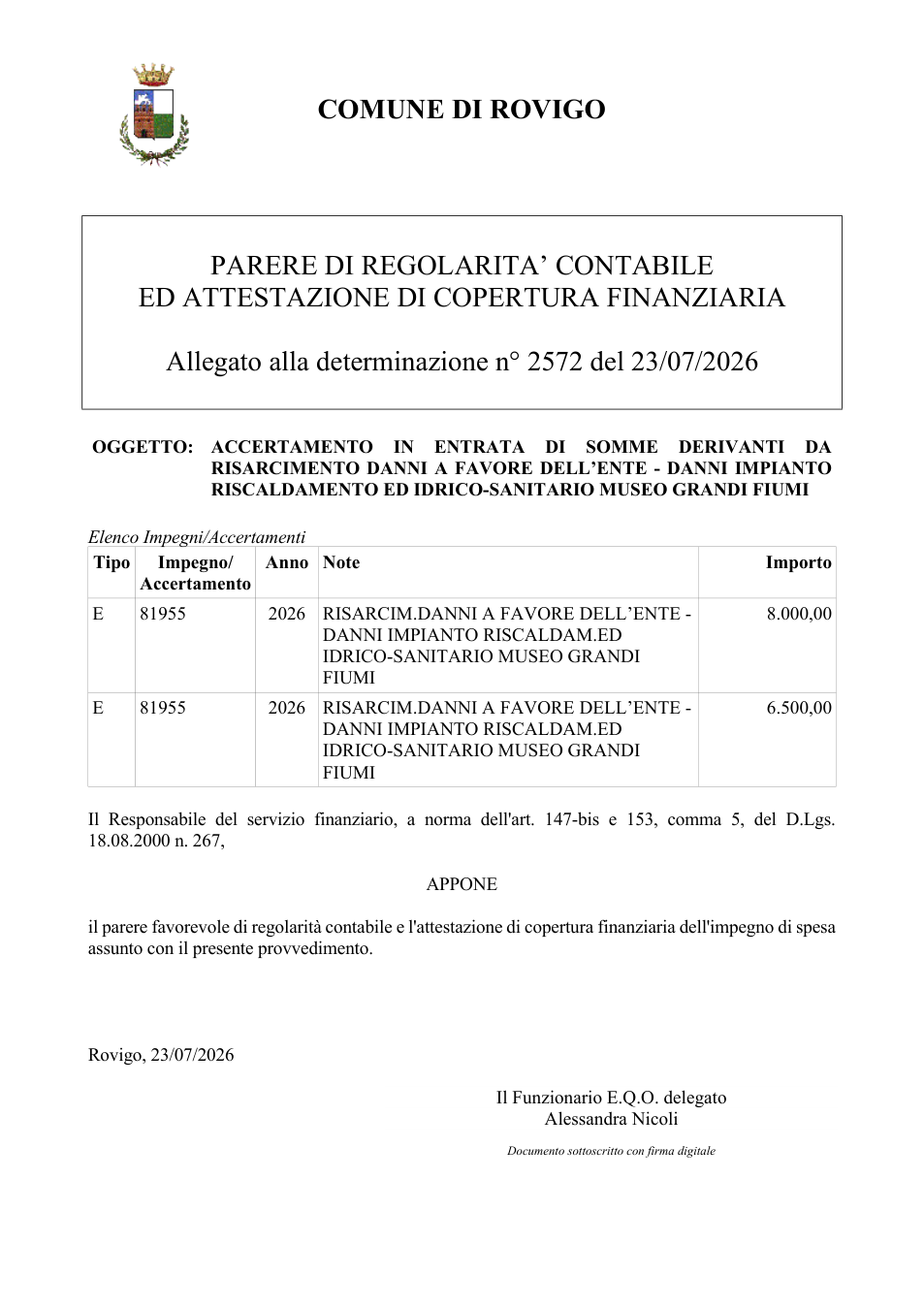 Pagina 1 del documento