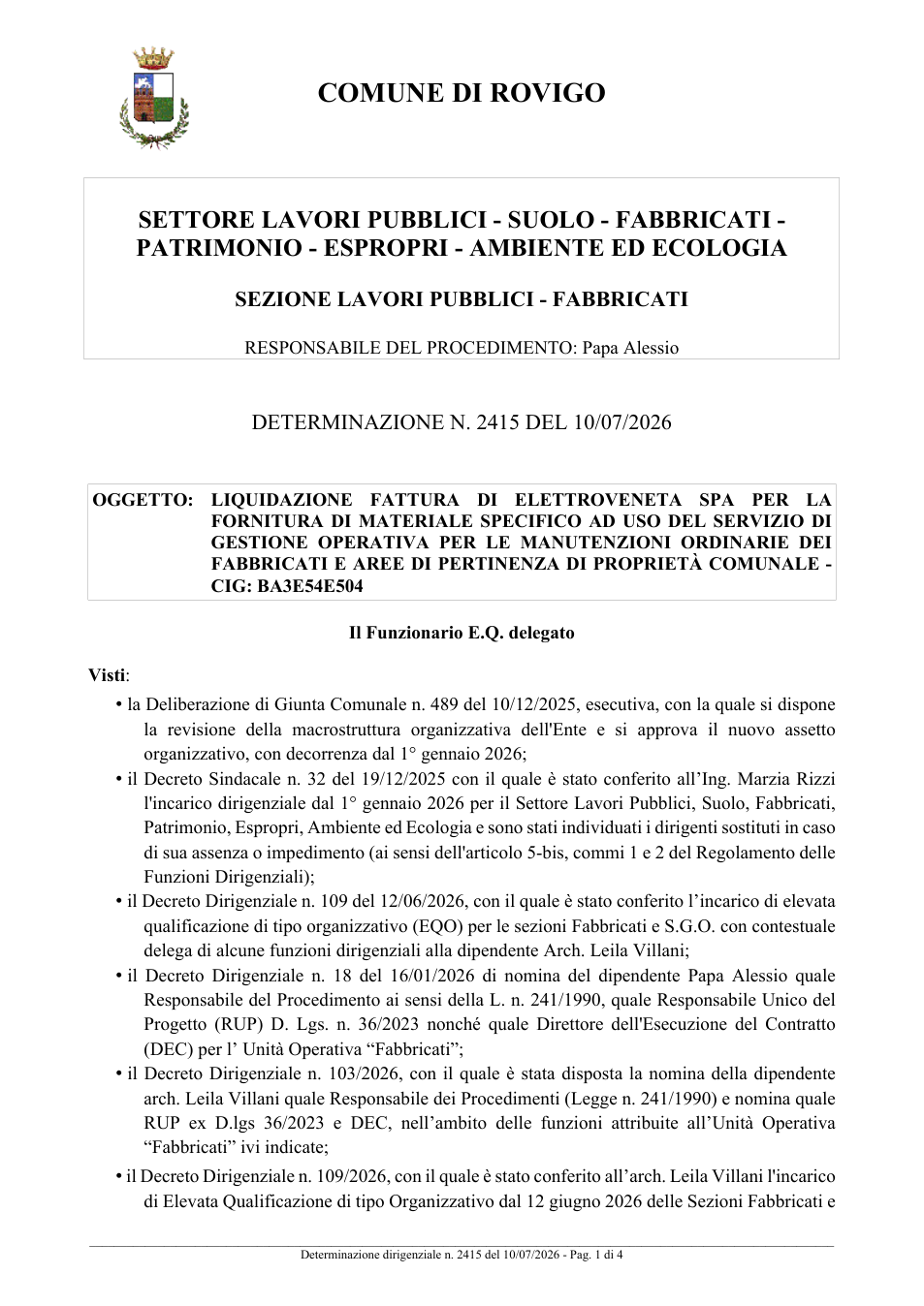 Pagina 1 del documento