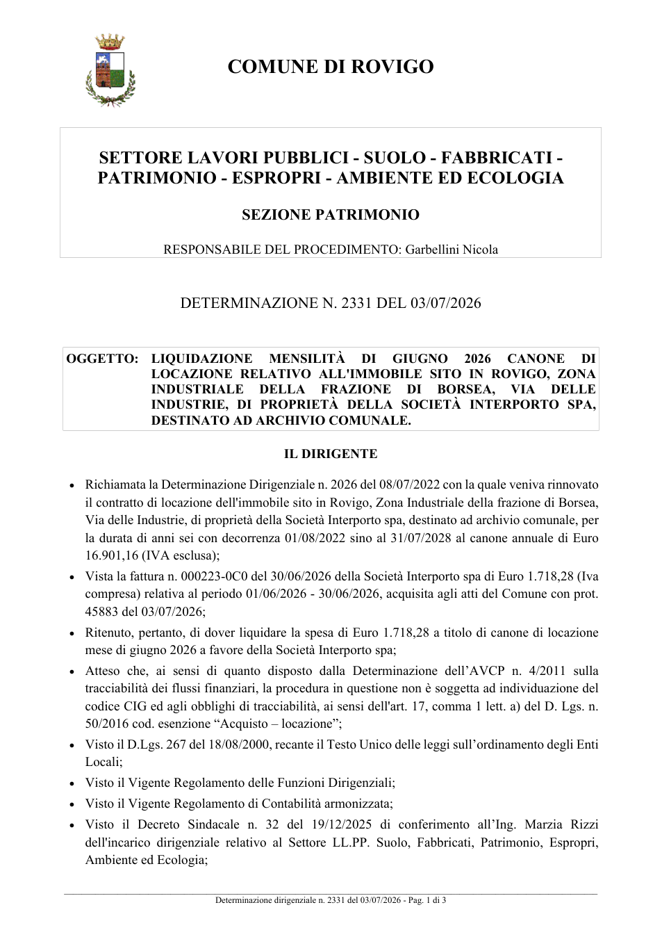 Pagina 1 del documento