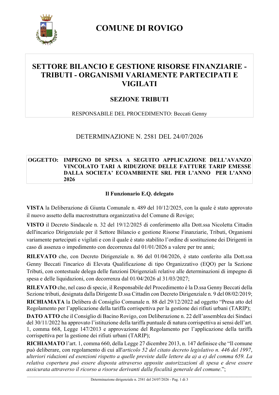 Pagina 1 del documento