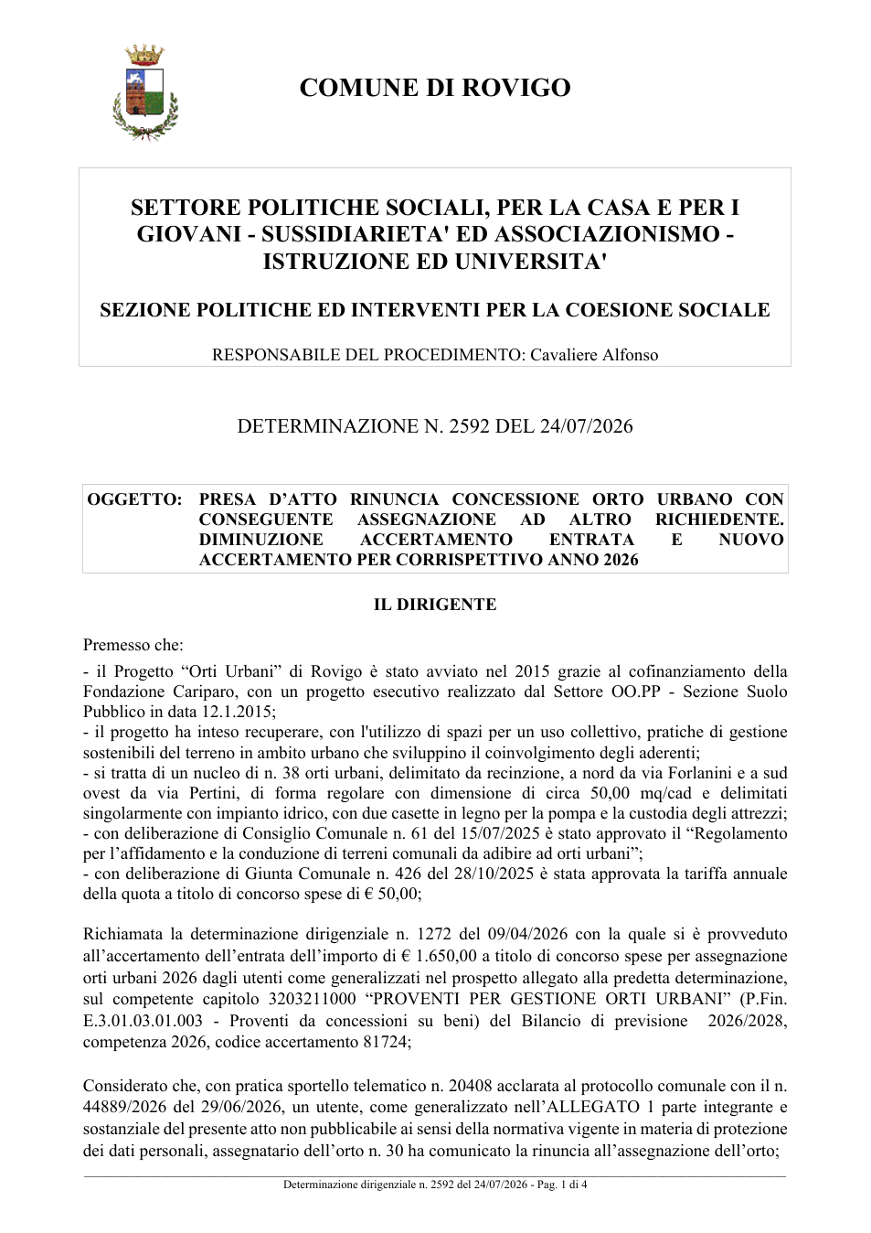 Pagina 1 del documento