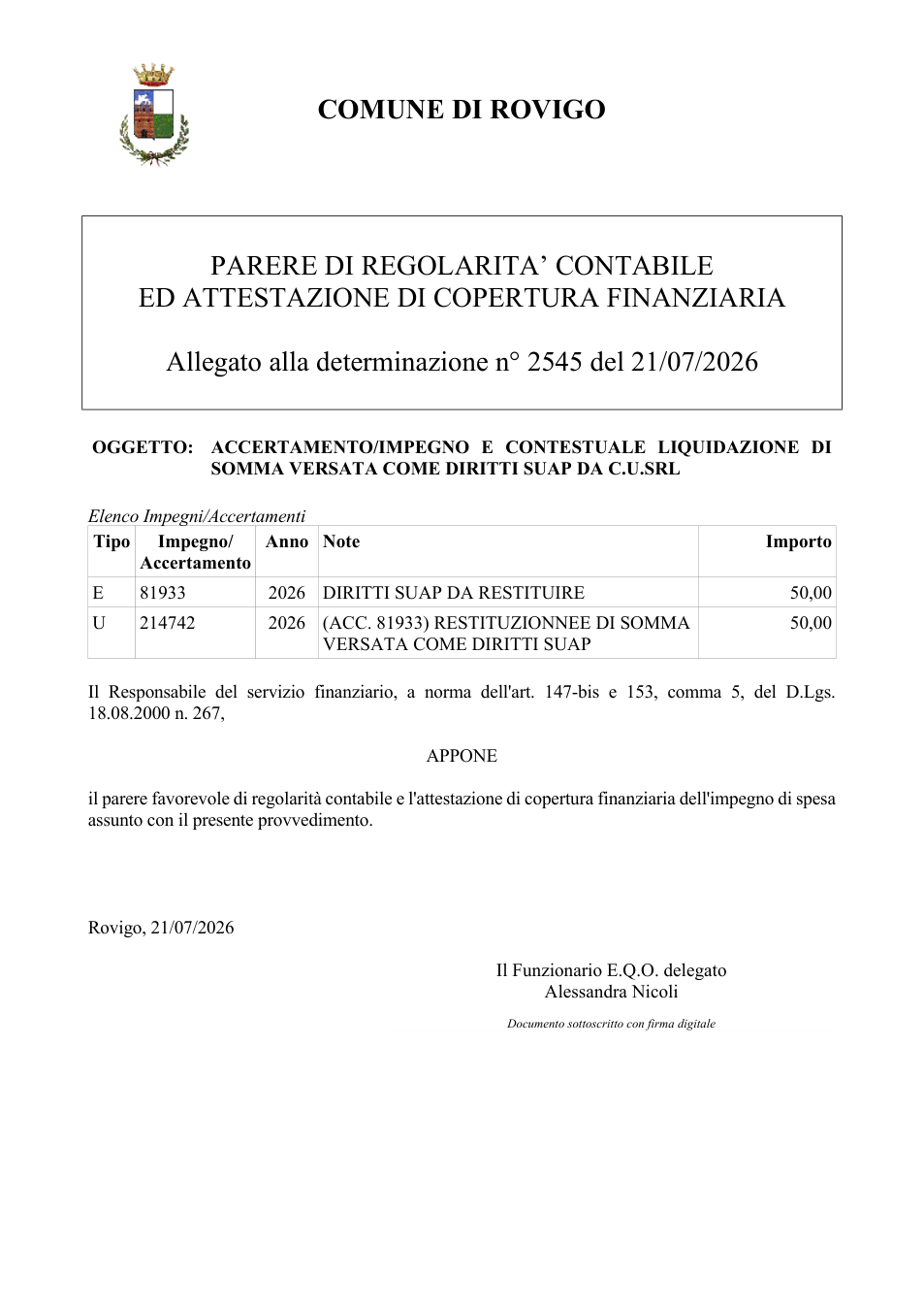 Pagina 1 del documento