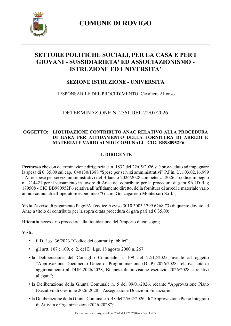 Pagina 1 del documento