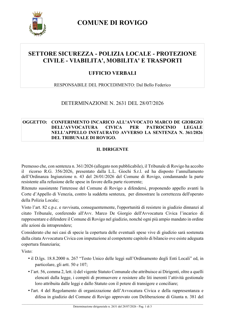Pagina 1 del documento