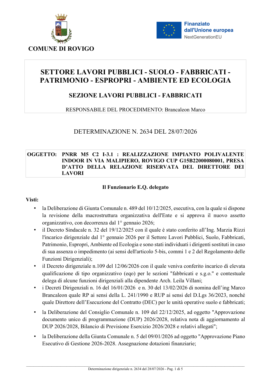 Pagina 1 del documento