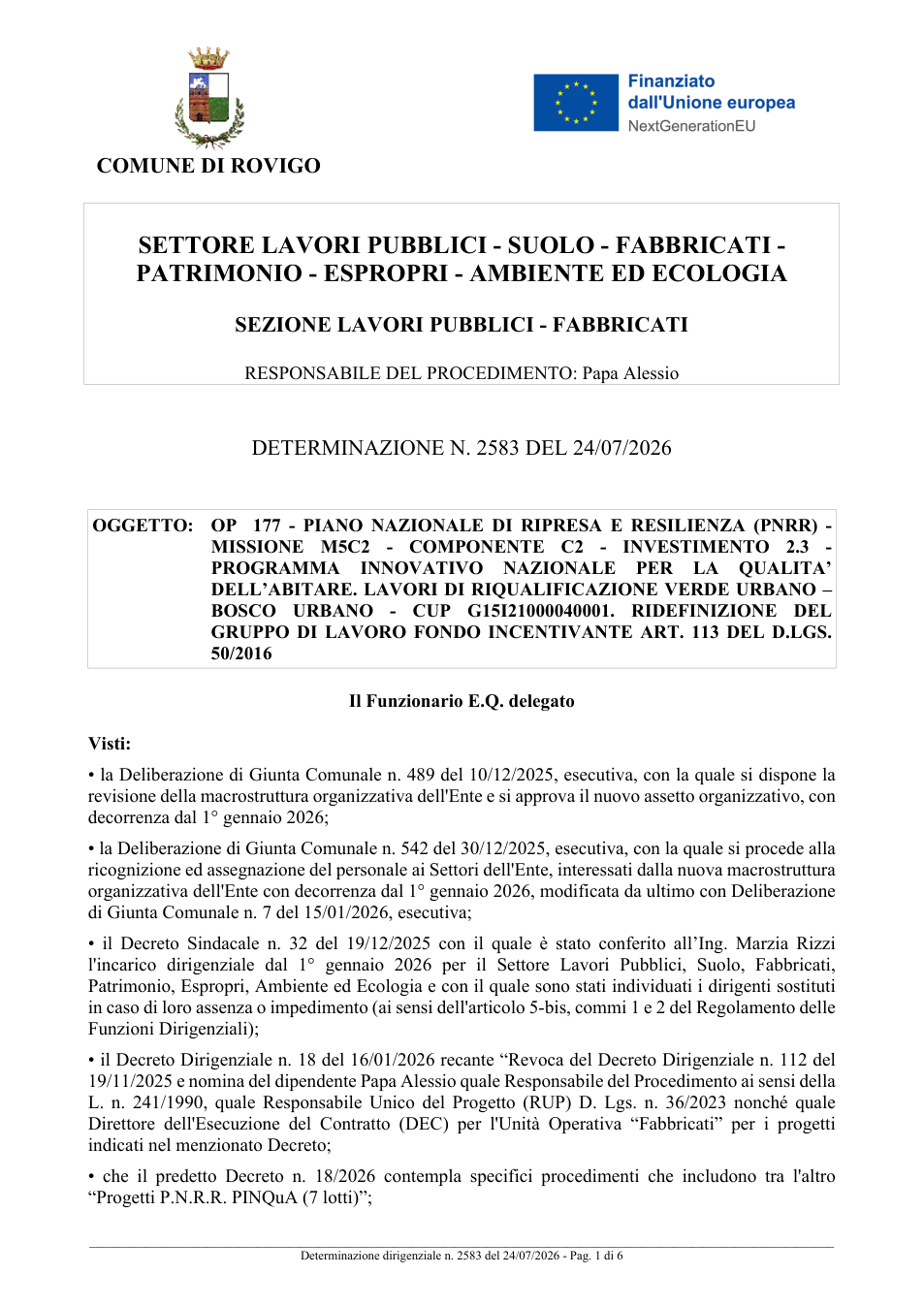 Pagina 1 del documento
