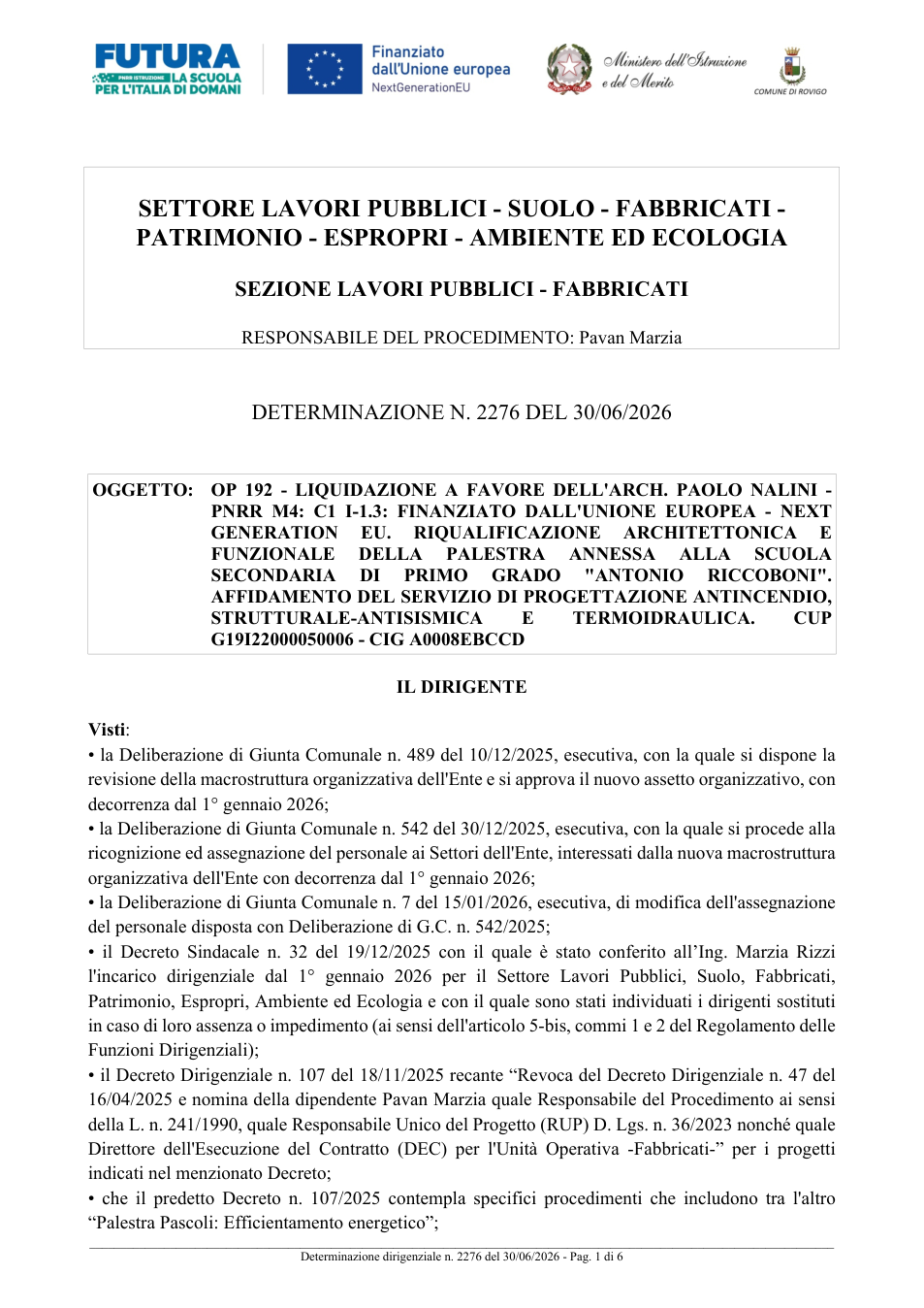 Pagina 1 del documento