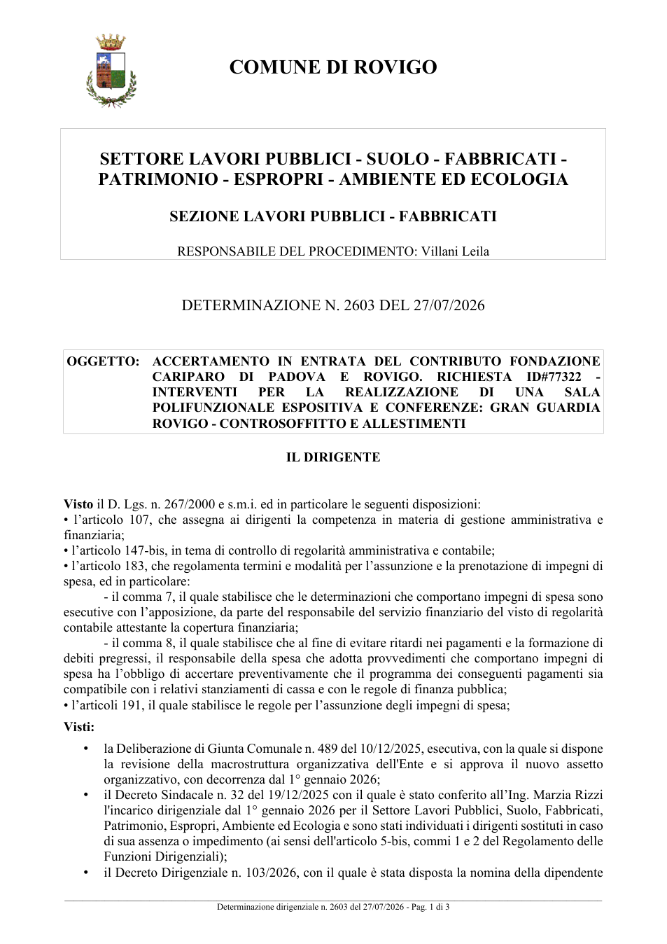Pagina 1 del documento