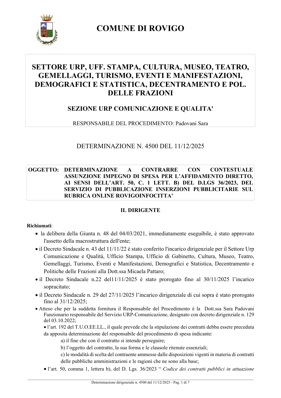 Pagina 1 del documento
