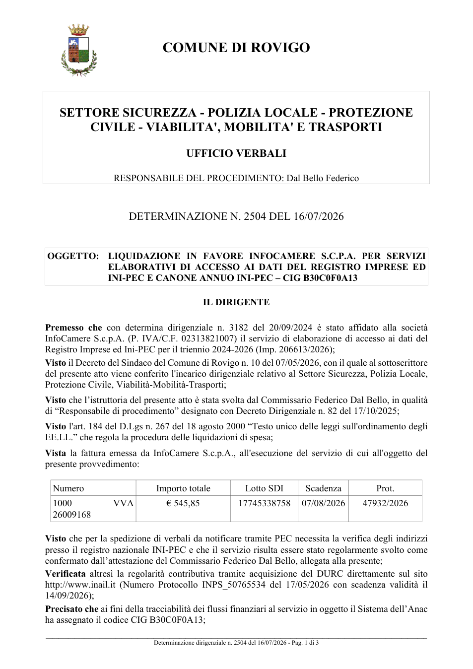 Pagina 1 del documento