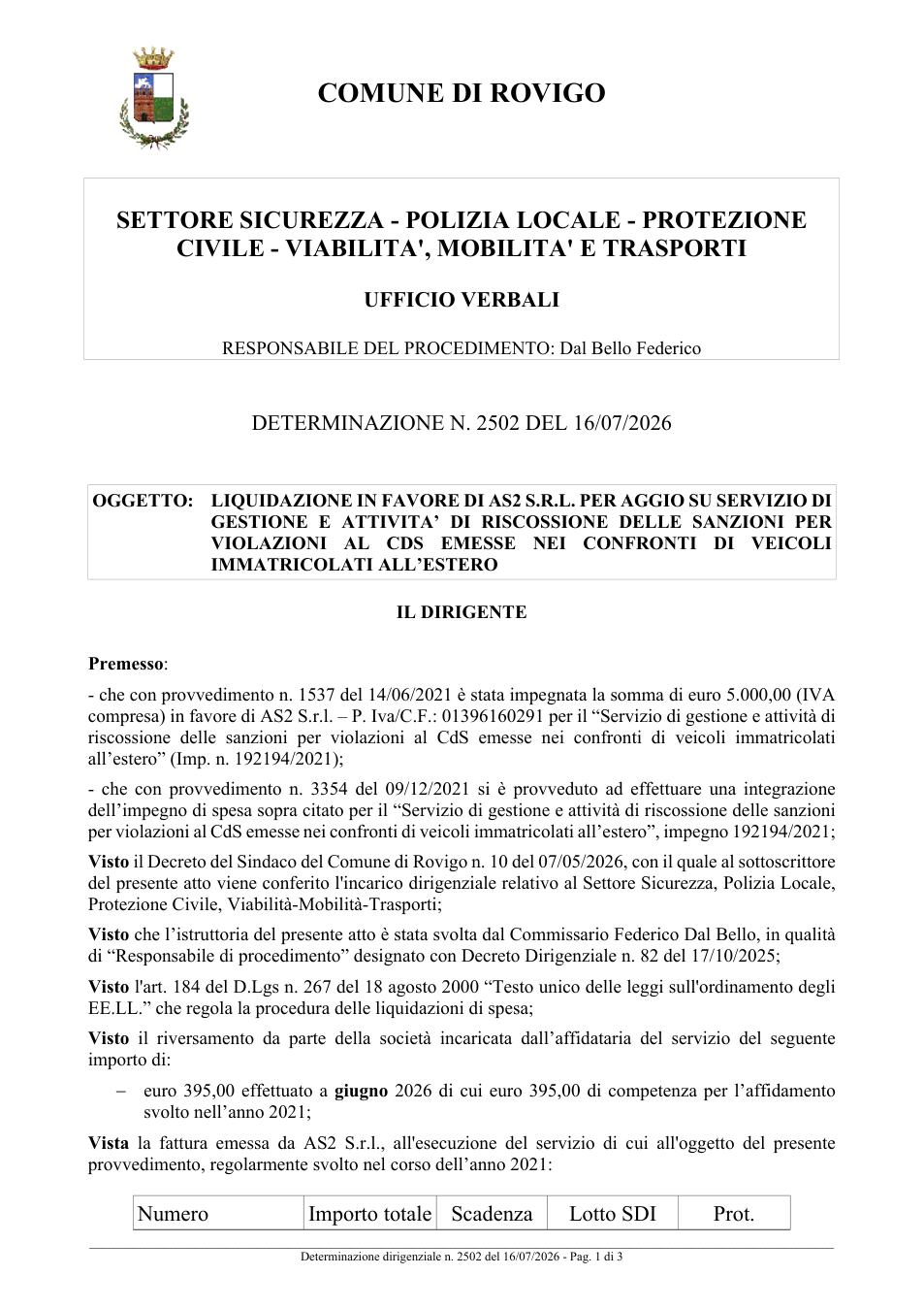 Pagina 1 del documento