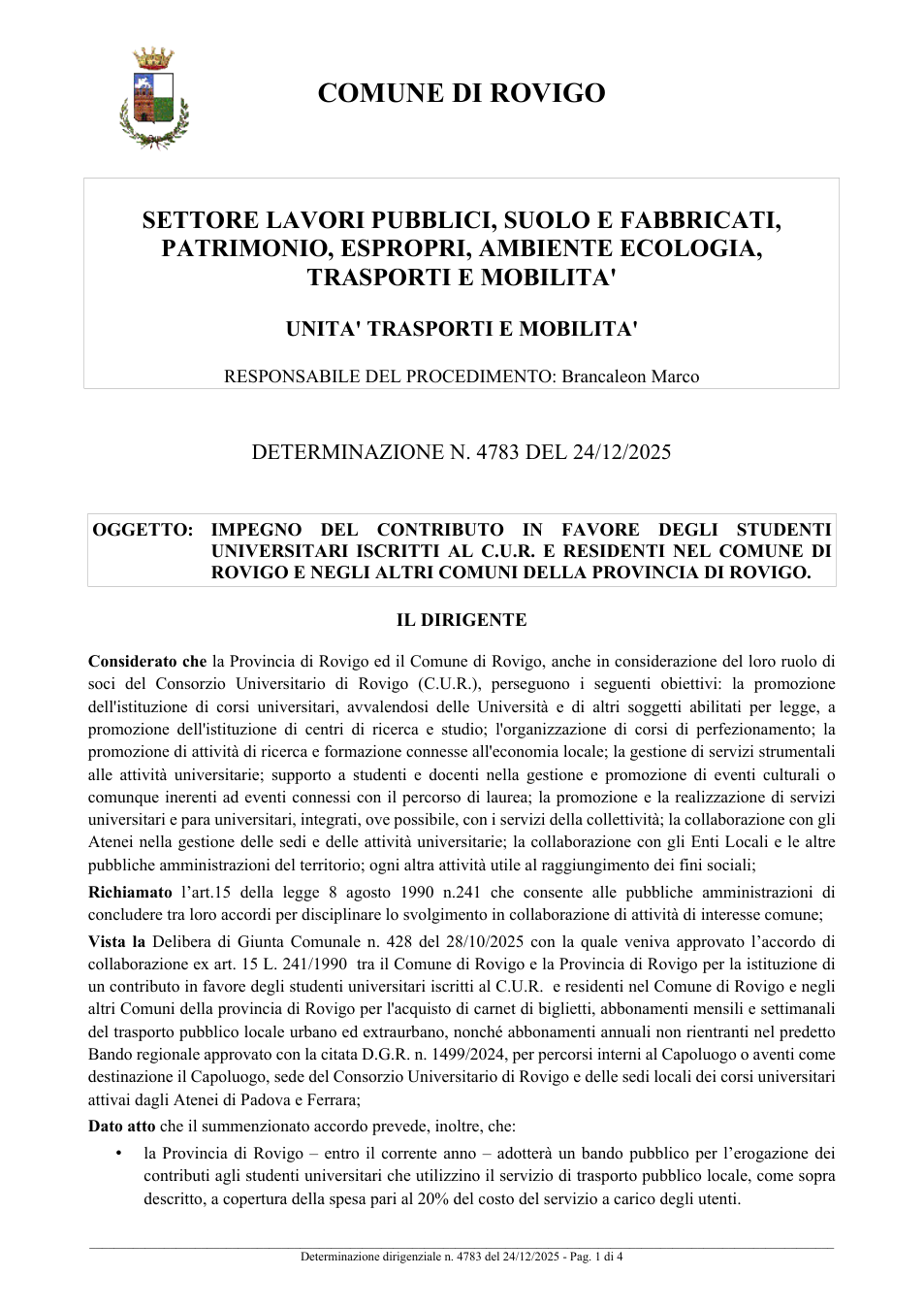 Pagina 1 del documento