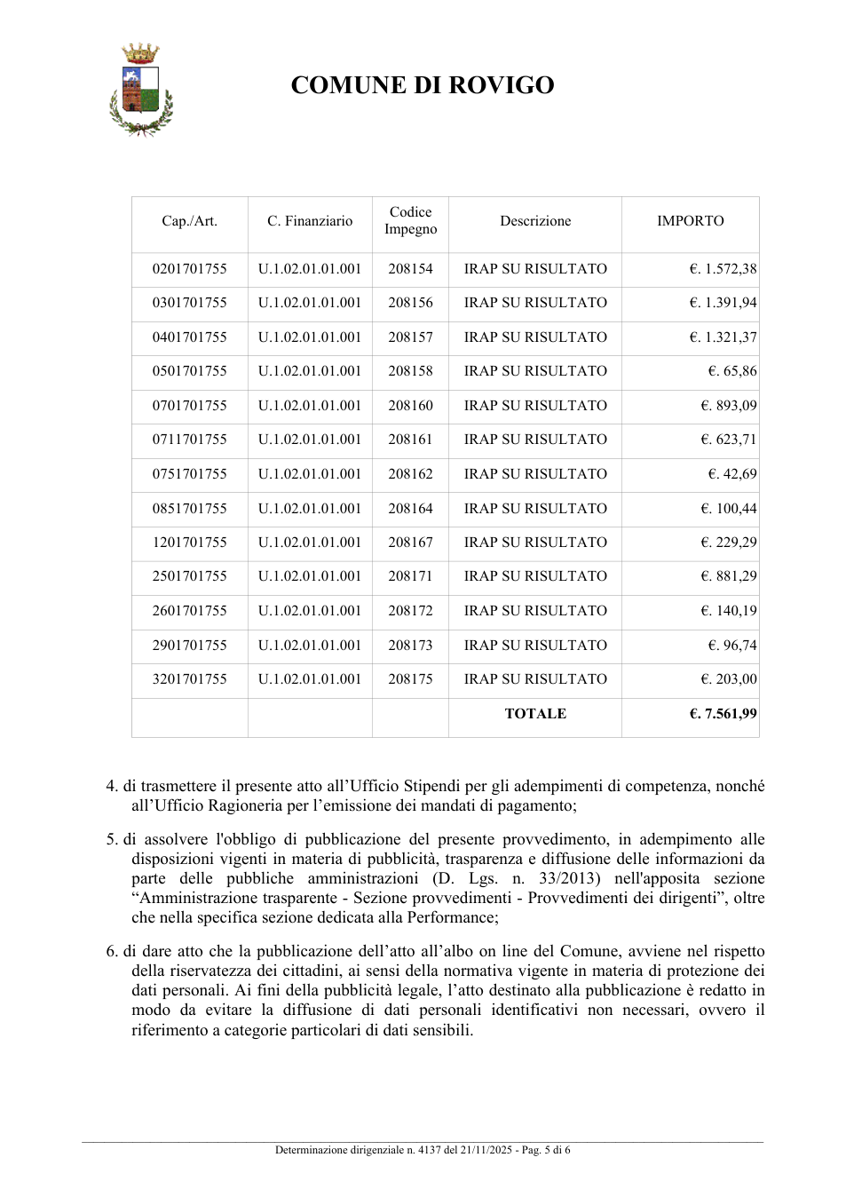 Pagina 5 del documento