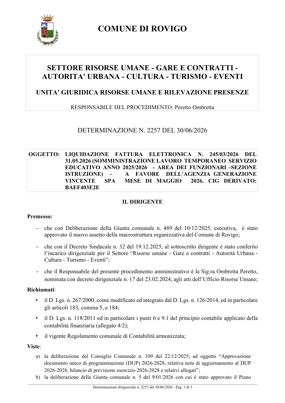 Pagina 1 del documento