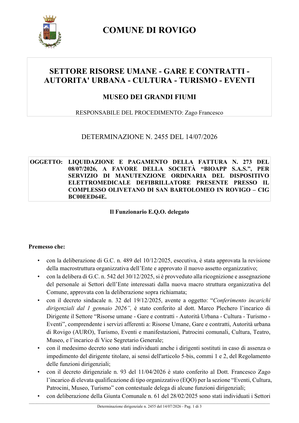 Pagina 1 del documento
