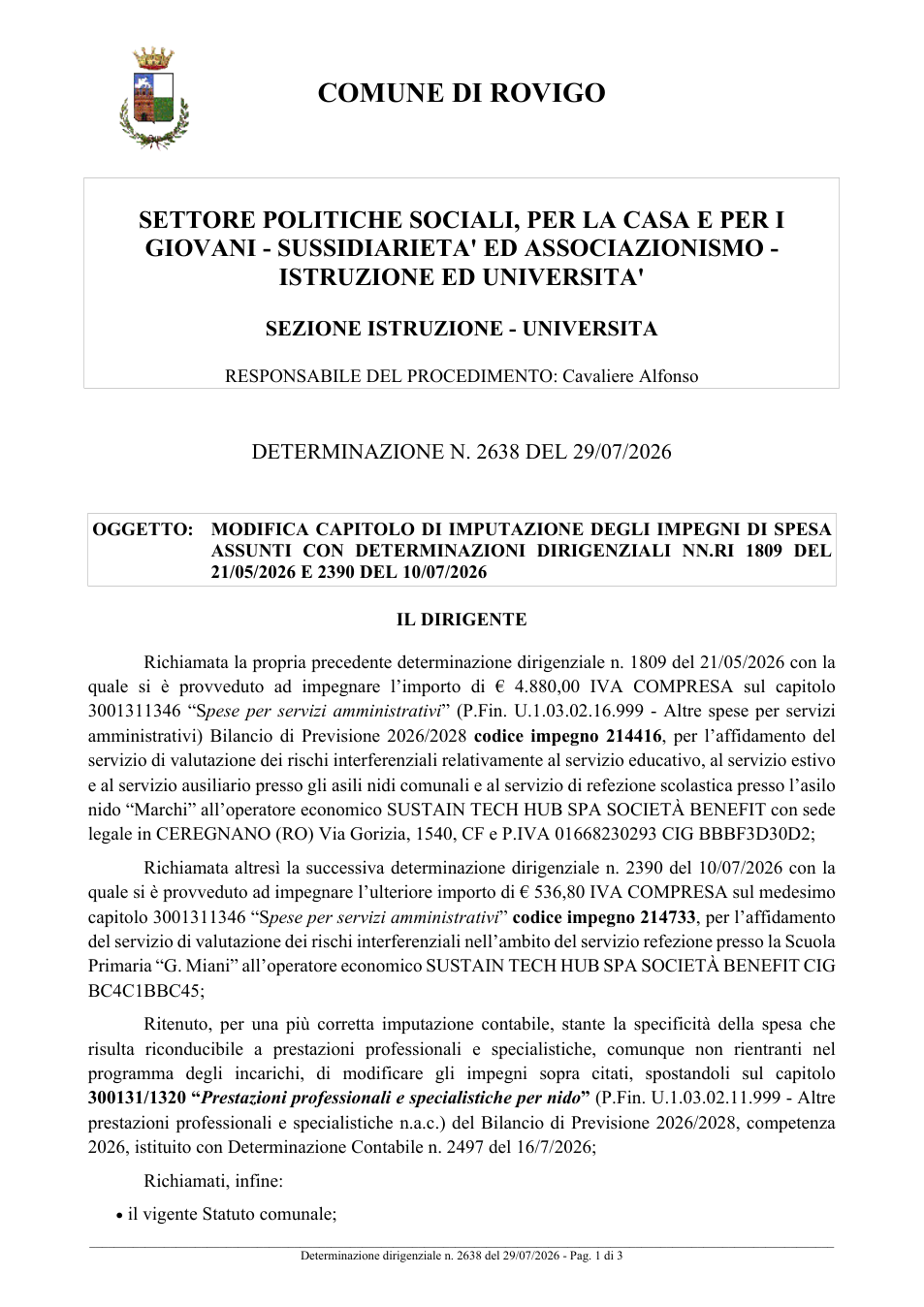 Pagina 1 del documento