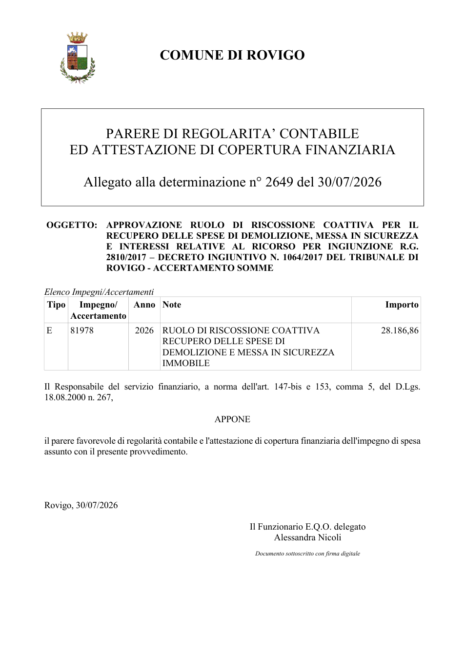 Pagina 1 del documento
