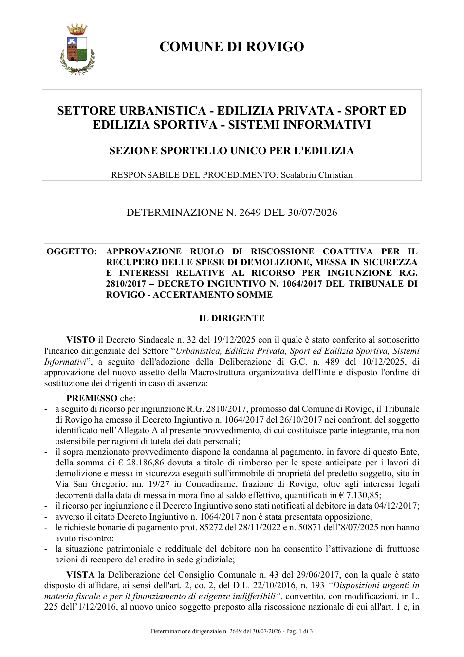 Pagina 1 del documento