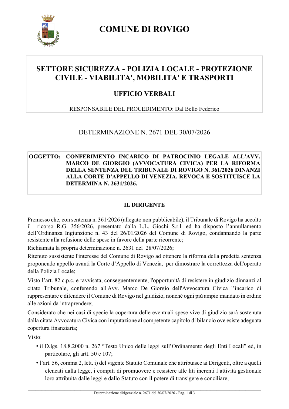 Pagina 1 del documento