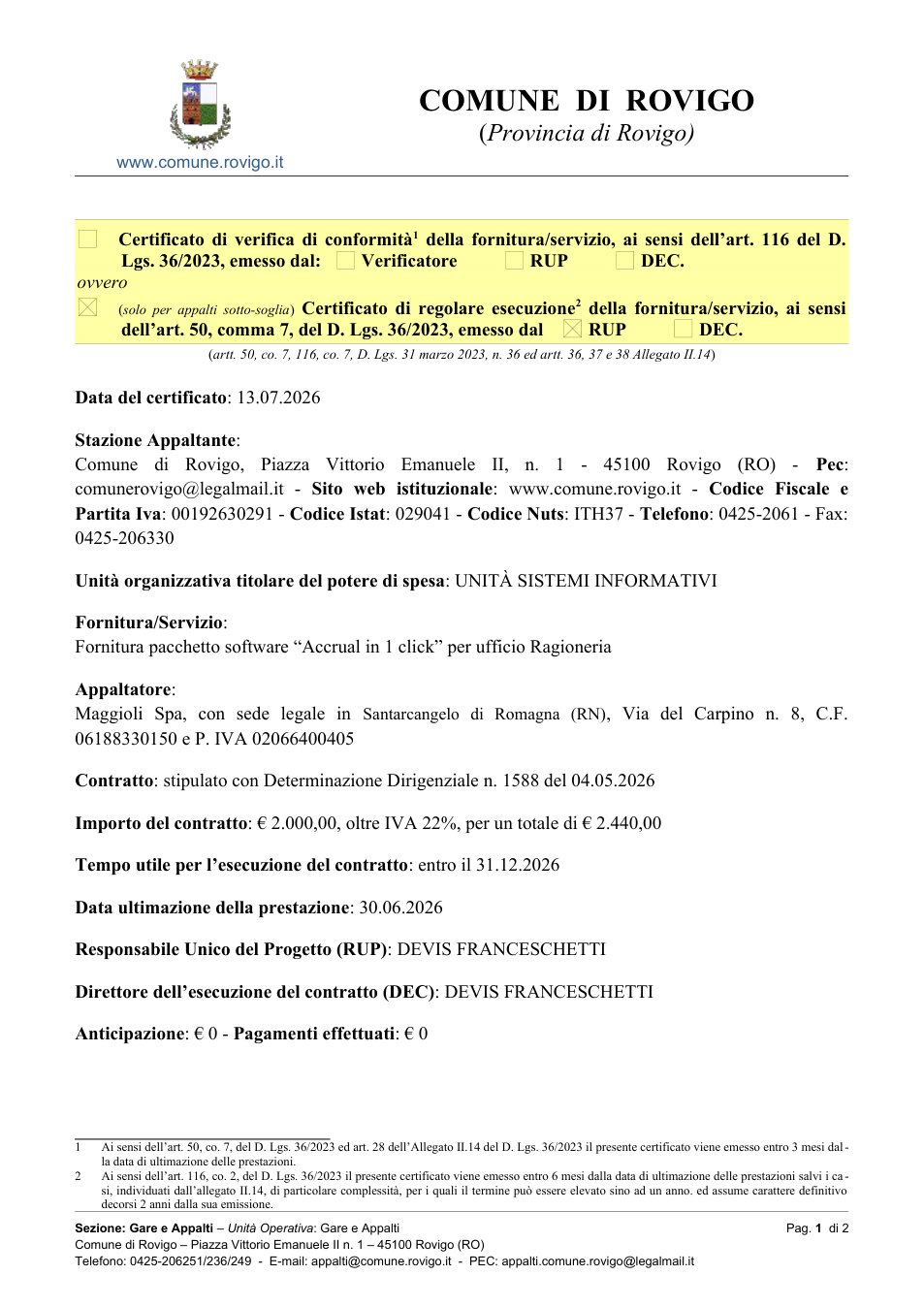 Pagina 1 del documento