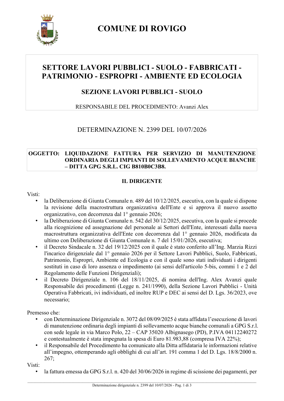 Pagina 1 del documento