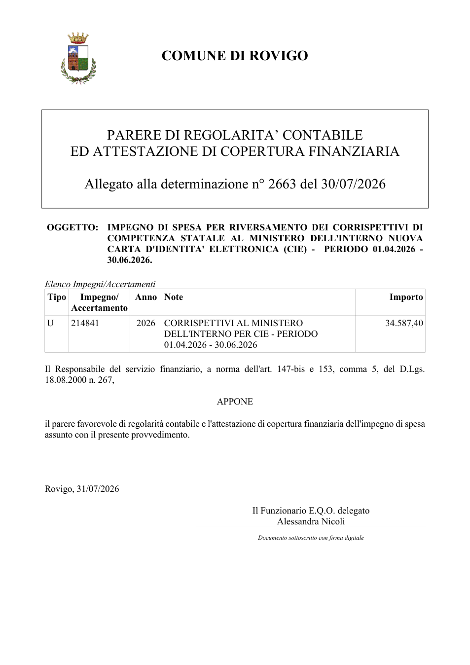 Pagina 1 del documento