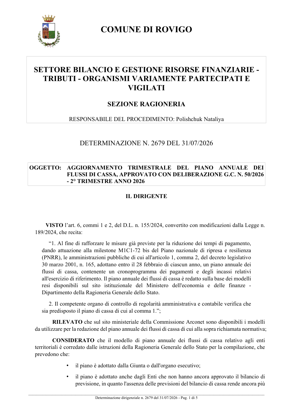 Pagina 1 del documento