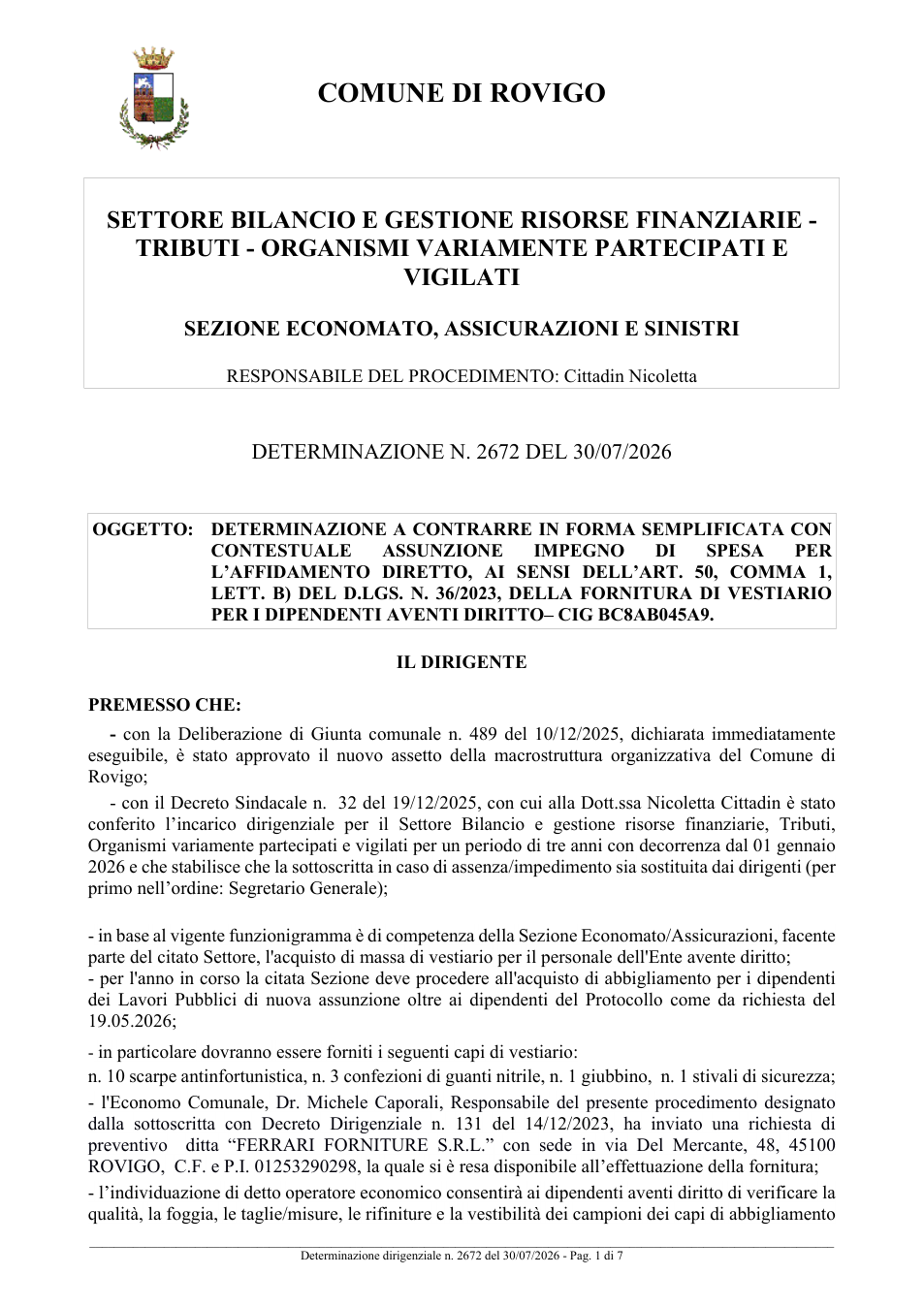 Pagina 1 del documento