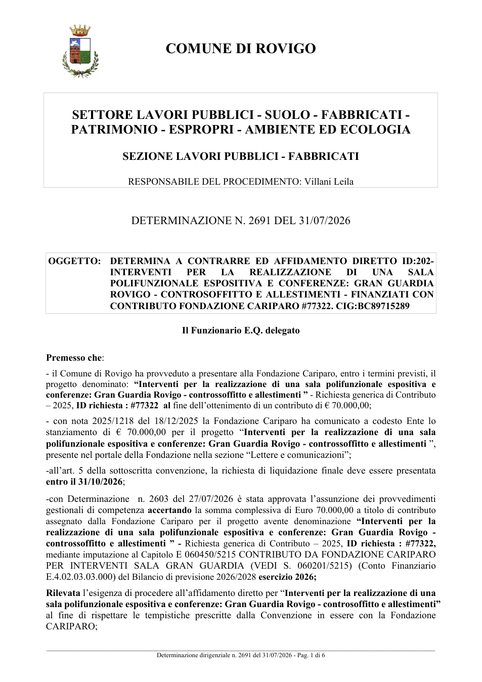 Pagina 1 del documento